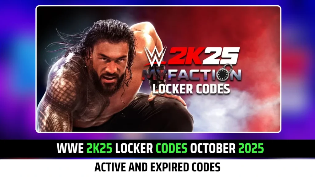 WWE 2K25 Locker Codes October 2025
