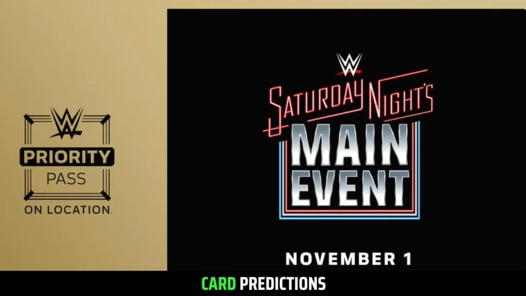 WWE Saturday Night's Main Event Time (November 2025)