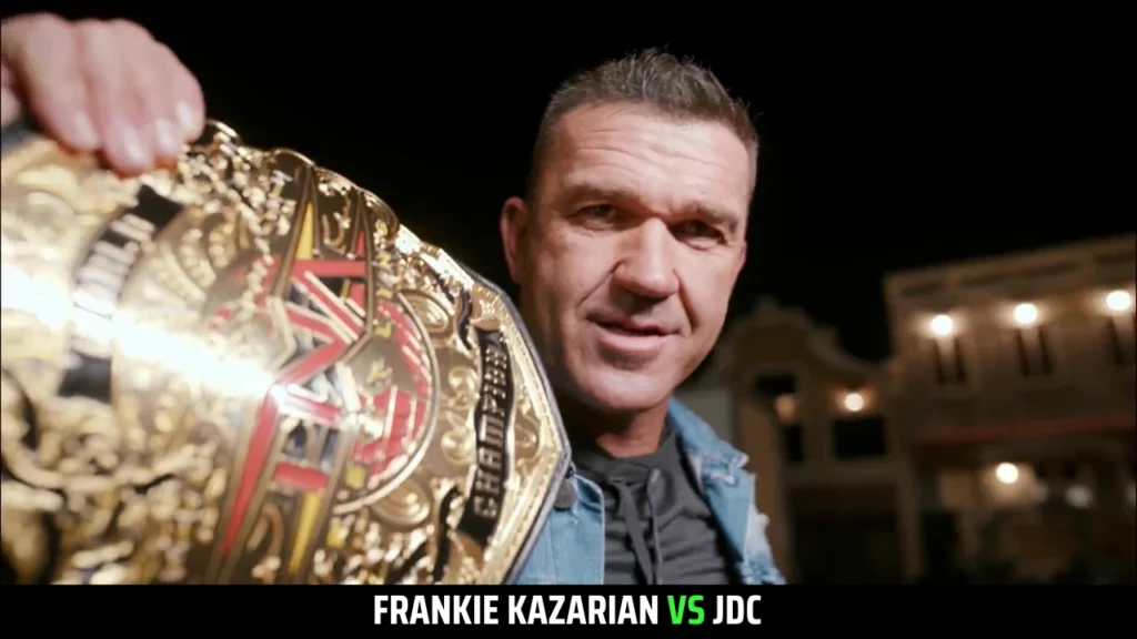 Frankie Kazarian with TNA World Title