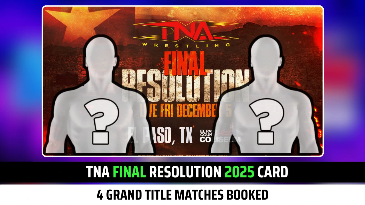 4 Grand Title Matches Booked For TNA Final Resolution 2025 Card