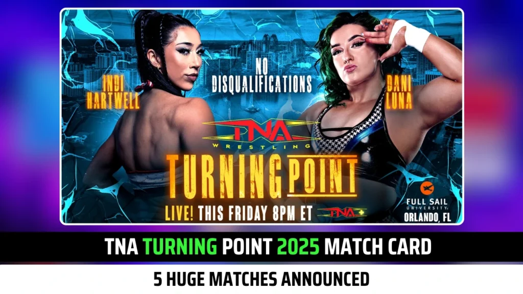 5 Huge Matches Announced For TNA Turning Point 2025 Match Card