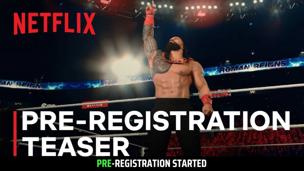 WWE 2K25 Netflix Edition Pre-Register Poster